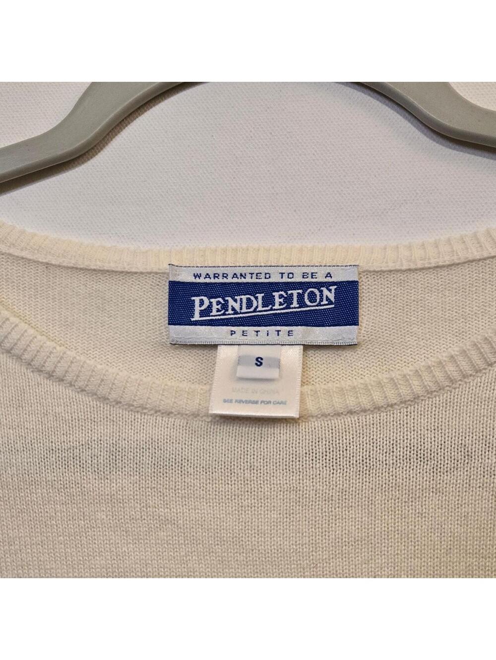 Pendleton Women's Cream and White Shirt